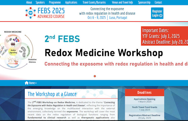 2nd Redox Medicine Workshop: Connecting the Exposome with Redox Regulation in Health and Disease